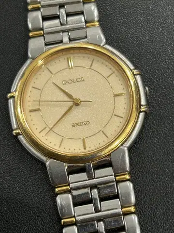 SEIKO 세이코 돌체 남성용 손목시계 8n41-6160 배터리 방전