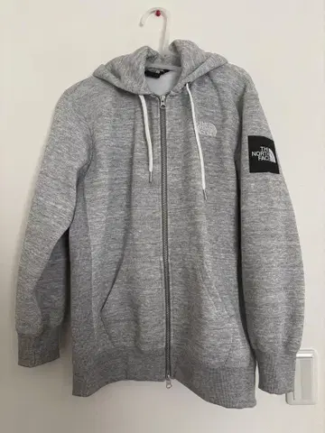THE NORTH FACE 그레이 후드 부착 후드티