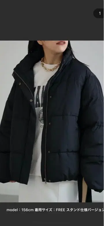 미사용 새상품 ap retro 충전솜 후드 블루종 블랙
