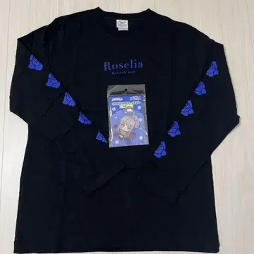 Roselia 롱 T셔츠 + 유키나 아크릴 키링