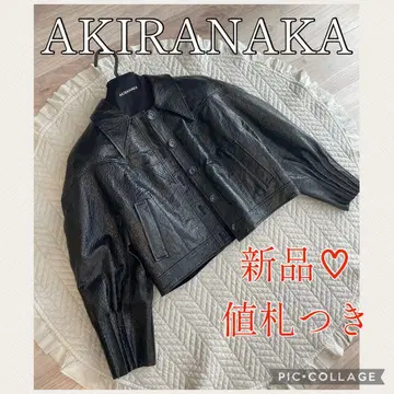 AKIRANAKA 블랙 크롭 자켓 새상품
