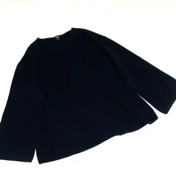 Theory Clean Cottoncash Open Neck LS PO