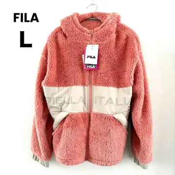 미사용 새상품 FILA 복슬복슬 따뜻한 아우터 플리스 자켓 핑크 L