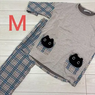아츠코 마타노 긴팔 룸웨어 상하의 M
