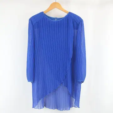 새상품급 VINTAGE HOFFMANN 플리츠 비대칭 티셔츠