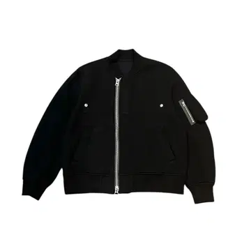 SACAI 25AW 스펀지 스웨트 블루종