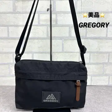 새상품급 GREGORY 그레고리 미니 숄더백 블랙 엔벨로프