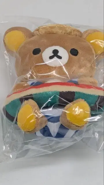 리락쿠마 x 마호로바마인즈미우라 리락쿠마 외출 봉제 인형 키링