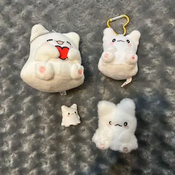 산리오 하나마루 유령 일괄 판매 봉제 인형 키링