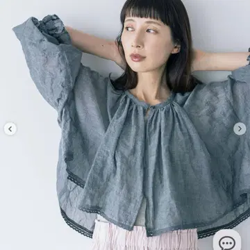 사만사 모스모스 kazumi 케이프 부착 볼레로 블랙