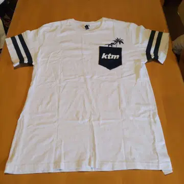 케츠메이시 ktm 포켓 부착 T셔츠 화이트