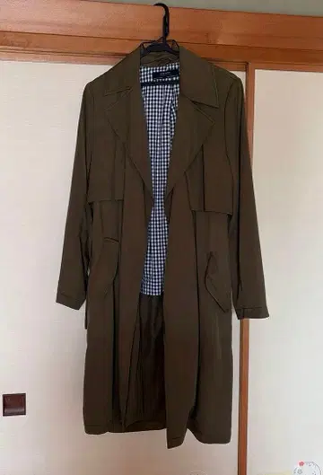 ZARA BASIC 올리브 그린 롱 코트 자라