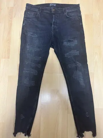 ZARA 자라 다크 그레이 스키니 데님