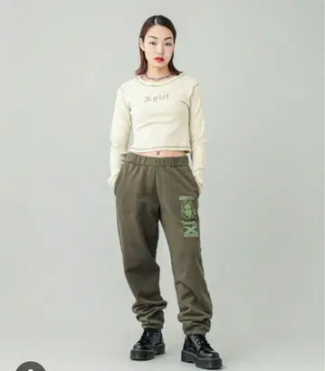 엑스걸 맨투맨 팬츠 S