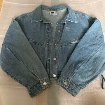 아디다스 숏 기장 데님 자켓 M