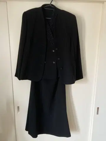 블랙 슈트 예복 상복
