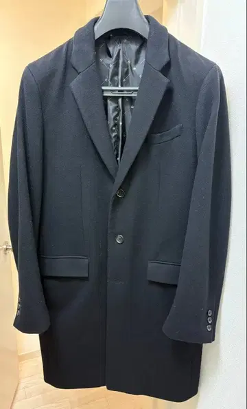 TAKEO KIKUCHI 울 체스터 코트 XL 블랙