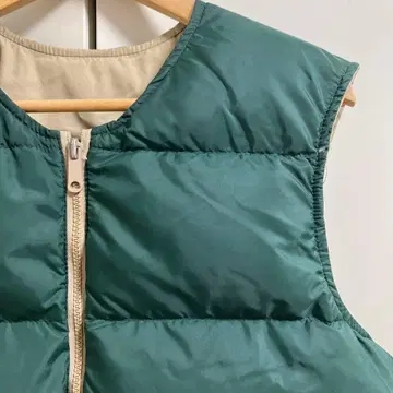 80s 에디 바우어 리버서블 구스 다운 베스트 노카라 블랙 택