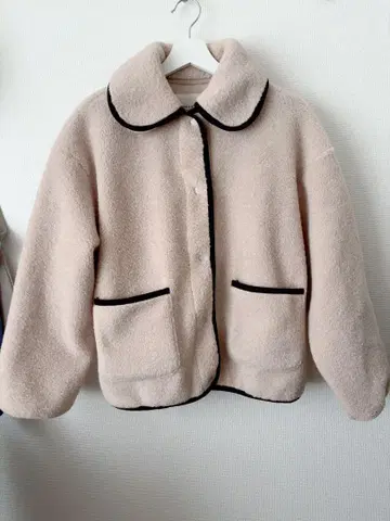 FREAK'S STORE 베이지 보아 코트