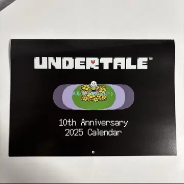 UNDERTALE 10주년 2025 달력 언더테일