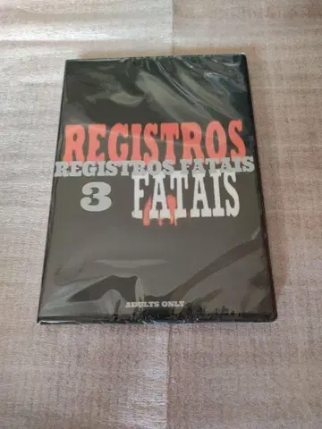 REGISTROS FATAIS 3 DVD 호러 그로테스크 고어
