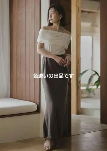 아뉴앙스 피브릴 큐프라 내로우 스커트