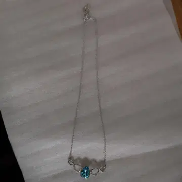SWAROVSKI 파란색 스톤 목걸이