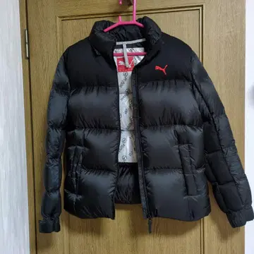 Puma 블랙 다운 자켓