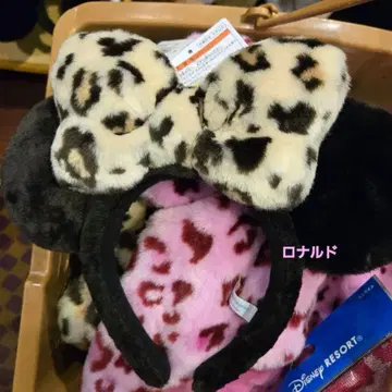 머리띠 레오파드 무늬 미니