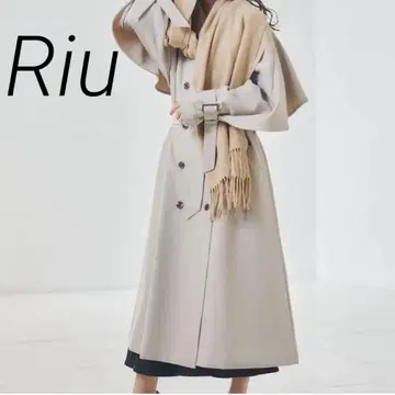 combined embossed trench coat riu 코트