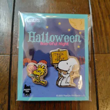 PEANUTS Halloween 핀 배지 2개 세트