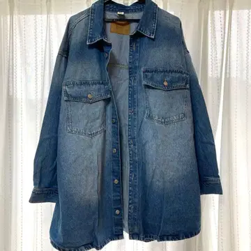 &DENIM 블루 데님 셔츠