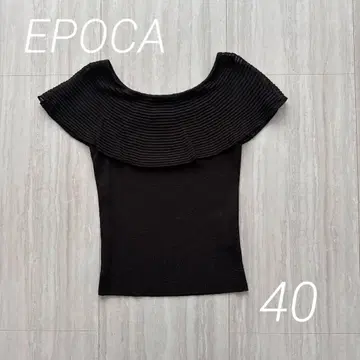 EPoca 브라운 니트 상의 40