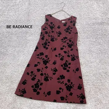 [ BE RADIANCE ] 꽃무늬 슬리브리스 원피스