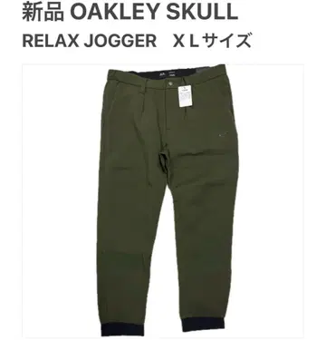 오클리 스컬 새상품 XL 골프 팬츠 릴랙스 조거 올리브