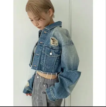 EMODA 크러쉬 데님 셋업