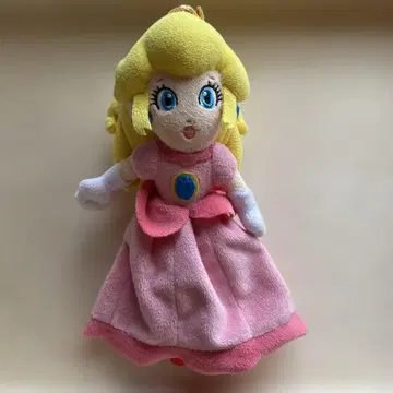 슈퍼 마리오 피치 공주 인형 높이 약 23cm 중고