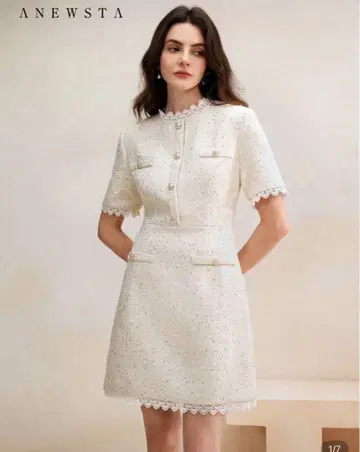 anewsta SHEIN 원피스 트위드