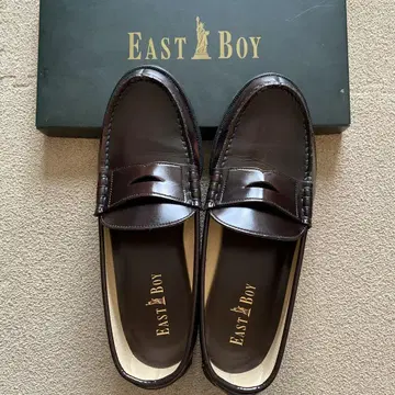 EAST BOY 이스트 보이 브라운 로퍼 24.5cm