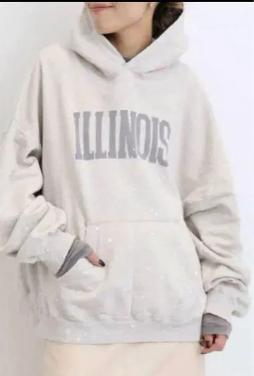 L'Appartement REMI RELIEF PAINTED HOODIE