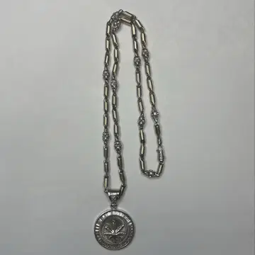 아발란치 10k 화이트 골드 목걸이 펜던트