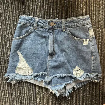 y2k SJYP 데님 스커트 별 포켓