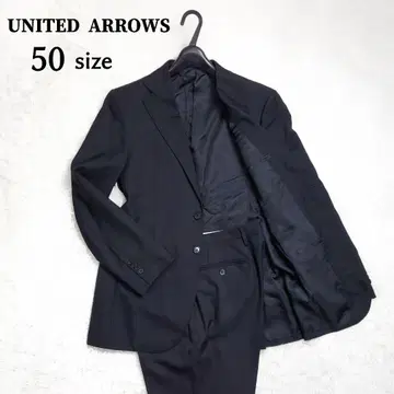 새상품급 UNITED ARROWS 포멀 슈트 셋업 블랙 XL