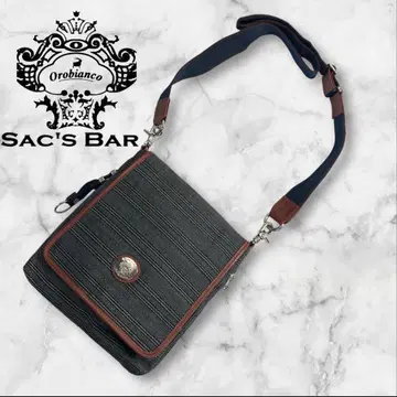 컨디션 최상 Orobianco x Sac's Bar 숄더백 거의 미사용품