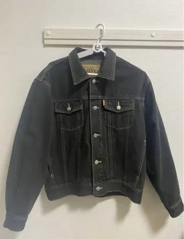 BELVET 블랙 데님 자켓 G