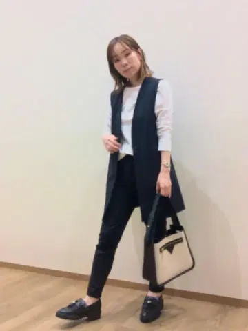 플라스테 네이비 팬츠