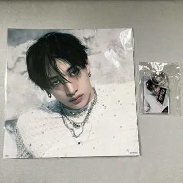 흠집GIANT 방찬 매장 특전 메가 재킷, 키링