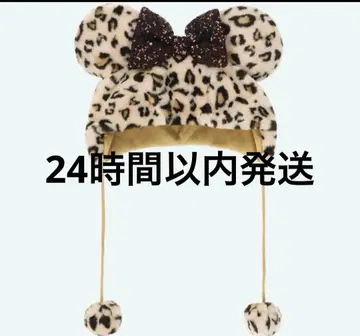 디즈니 미니 레오파드 무늬 팬캡 신상 레오파드