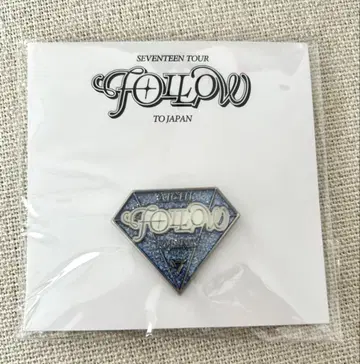 SEVENTEEN TOUR FOLLOW TO JAPAN 핀 배지