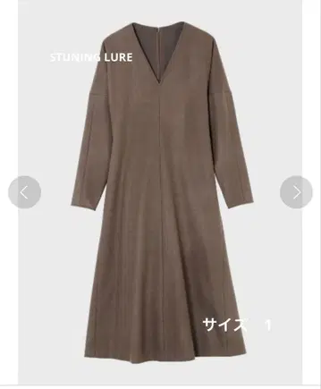 스터링 루어 STUNING 밀드 울 쉐이프 원피스 가을/겨울 원피스